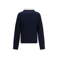 Balenciaga Blue Cotton Sweatshirt