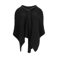 Ermanno Scervino Black Cashmere Coat