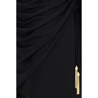 Balmain Black Viscose Casual Dress
