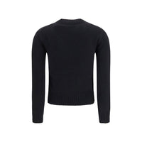 Ami Paris Black Wool Oves Aries Sweatshirt