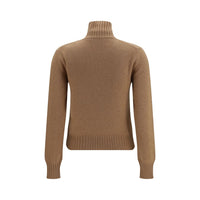 Ami Paris Brown Cashmere Turtleneck