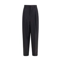 Ami Paris Black Wool Oves Aries Dress Pants