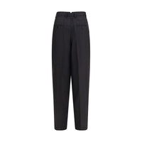 Ami Paris Black Wool Oves Aries Dress Pants
