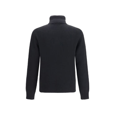 Ami Paris Black Wool Oves Aries Sweatshirt