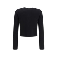 Balmain Black Viscose Cardigan