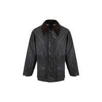Barbour Black Cotton Full-Length Jacket