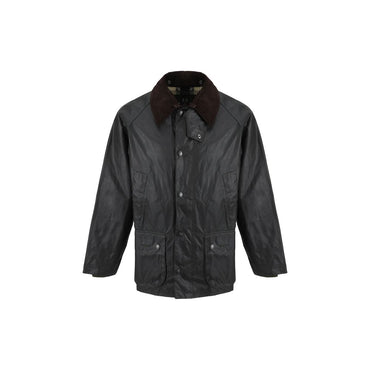 Barbour Black Cotton Full-Length Jacket