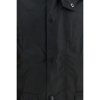 Barbour Black Cotton Full-Length Jacket