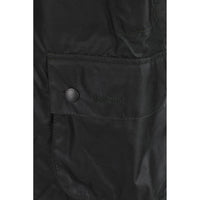 Barbour Black Cotton Full-Length Jacket
