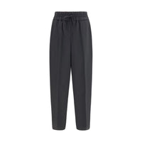 Ami Paris Black Wool Oves Aries Casual Pants