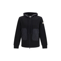 Moncler Black Cotton Sweatshirt