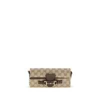 Gucci Beige Fabric Wallet
