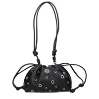 Tory Burch Black Leather Shoulder Bag