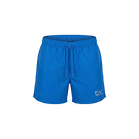 EA7 Emporio Armani Blue Polyester Swim Shorts