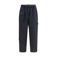 Y-3 Black Polyester Athletic Pants