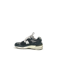 New Balance Blue Suede Leather Athletic Sneakers