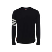 Thom Browne Blue Wool Oves Aries Cardigan