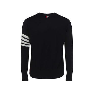 Thom Browne Blue Wool Oves Aries Cardigan