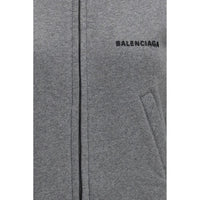 Balenciaga Gray Cotton Sweatshirt