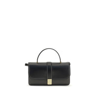 Khaite Black Calf Leather Bos Taurus Handbag