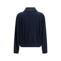 Brunello Cucinelli Blue Cotton Sweatshirt