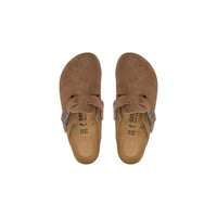 Birkenstock Brown Suede Leather Clogs