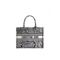 Dior Blue Cotton Tote Bag