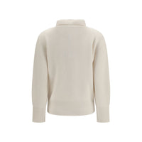 Forte_Forte White Wool Oves Aries Sweatshirt