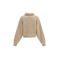 Tory Burch Beige Wool Oves Aries Cardigan
