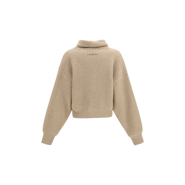 Tory Burch Beige Wool Oves Aries Cardigan