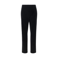 Khaite Black Cotton Casual Pants