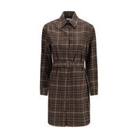 Burberry Brown Cotton Casual Dress