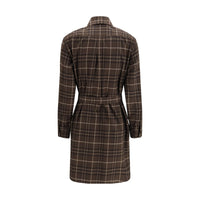 Burberry Brown Cotton Casual Dress