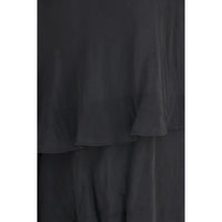 Valentino Garavani Black Silk Casual Pants
