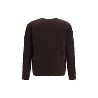 Valentino Garavani Brown Wool Oves Aries Cardigan