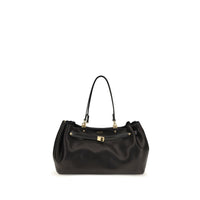 Balenciaga Black Calf Leather Bos Taurus Shoulder Bag