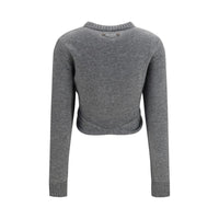 Balenciaga Gray Wool Oves Aries Sweatshirt