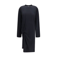 Balenciaga Black Cotton Casual Dress