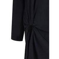 Balenciaga Black Cotton Casual Dress