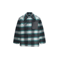 Balenciaga Bicolor Wool Oves Aries Full-Length Jacket
