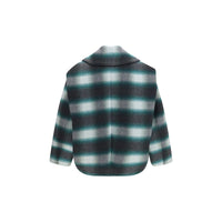 Balenciaga Bicolor Wool Oves Aries Full-Length Jacket