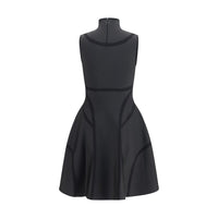 Alexander McQueen Black Polyester Cocktail Dress