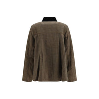 Ganni Brown Cotton Denim Jacket