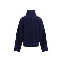 Ganni Blue Wool Oves Aries Sweatshirt