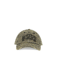 Ganni Multicolor Marabou Cap (Baseball Hat)
