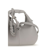Ganni Gray Polyester Shoulder Bag