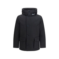 Woolrich Black Cotton Shell Jacket