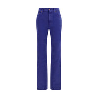 Chloé Blue Cotton Straight-Leg Jeans