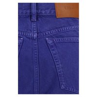 Chloé Blue Cotton Straight-Leg Jeans