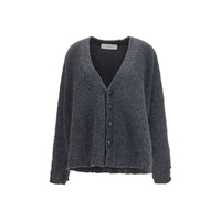 Golden Goose Gray Wool Oves Aries Cardigan